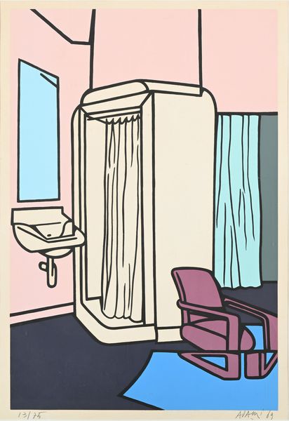 Valerio Adami : Senza titolo  - Asta Grafica internazionale e multipli d'autore  - Associazione Nazionale - Case d'Asta italiane