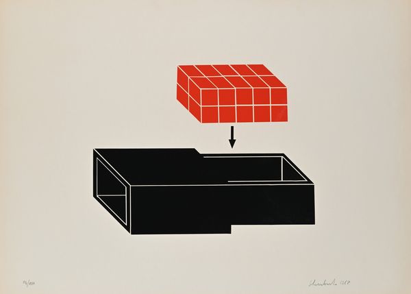 SERGIO LOMBARDO : Senza titolo  - Asta Grafica internazionale e multipli d'autore  - Associazione Nazionale - Case d'Asta italiane