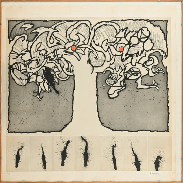 Pierre Alechinsky : Arbre de vie  - Asta Grafica internazionale e multipli d'autore  - Associazione Nazionale - Case d'Asta italiane