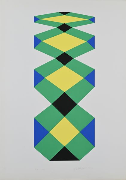 Hans Jörg Glattfelder : Senza titolo  - Asta Grafica internazionale e multipli d'autore  - Associazione Nazionale - Case d'Asta italiane