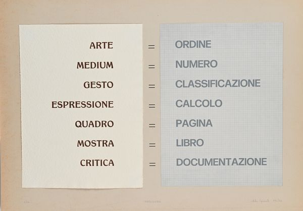 Aldo Spinelli : Traduzione  - Asta Grafica internazionale e multipli d'autore  - Associazione Nazionale - Case d'Asta italiane