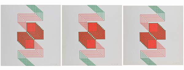 BEPPE BONETTI : Lotto di 3 serigrafie  - Asta Grafica internazionale e multipli d'autore  - Associazione Nazionale - Case d'Asta italiane
