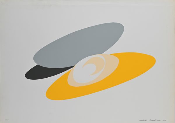 Camilian Demetrescu : Lotto di 2 serigrafie  - Asta Grafica internazionale e multipli d'autore  - Associazione Nazionale - Case d'Asta italiane