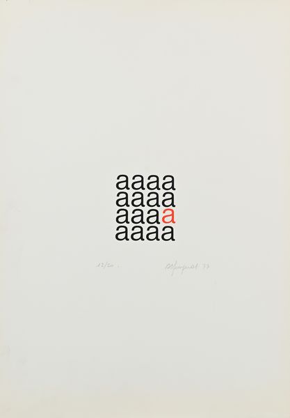 Renato  Spagnoli : Lotto di due grafiche  - Asta Grafica internazionale e multipli d'autore  - Associazione Nazionale - Case d'Asta italiane