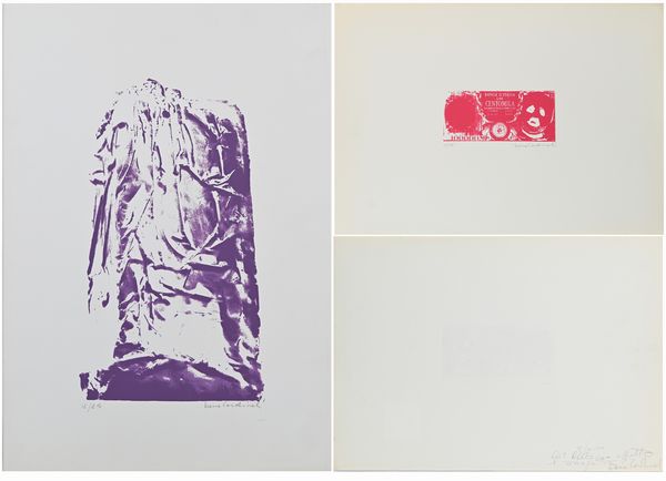 Bona Cardinali : Lotto di 2 serigrafie  - Asta Grafica internazionale e multipli d'autore  - Associazione Nazionale - Case d'Asta italiane