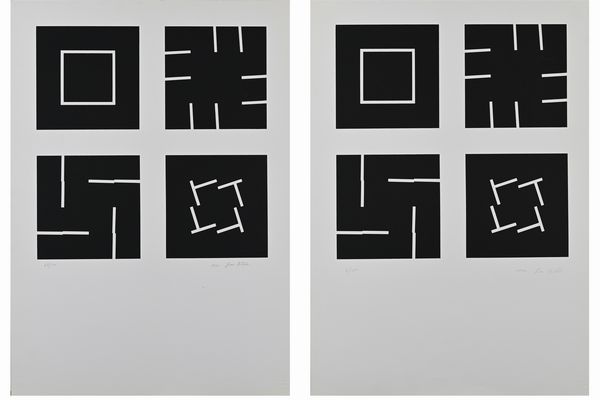 Dario D'Adda : Lotto di 2 Serigrafie  - Asta Grafica internazionale e multipli d'autore  - Associazione Nazionale - Case d'Asta italiane