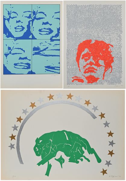 Pino Reggiani : Lotto di 3 serigrafie  - Asta Grafica internazionale e multipli d'autore  - Associazione Nazionale - Case d'Asta italiane