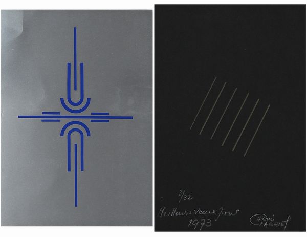 Henri Gabriel : Lotto di due grafiche  - Asta Grafica internazionale e multipli d'autore  - Associazione Nazionale - Case d'Asta italiane