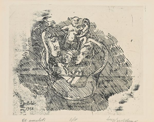 Luigi Bartolini : Gli amuleti  - Asta Grafica internazionale e multipli d'autore  - Associazione Nazionale - Case d'Asta italiane