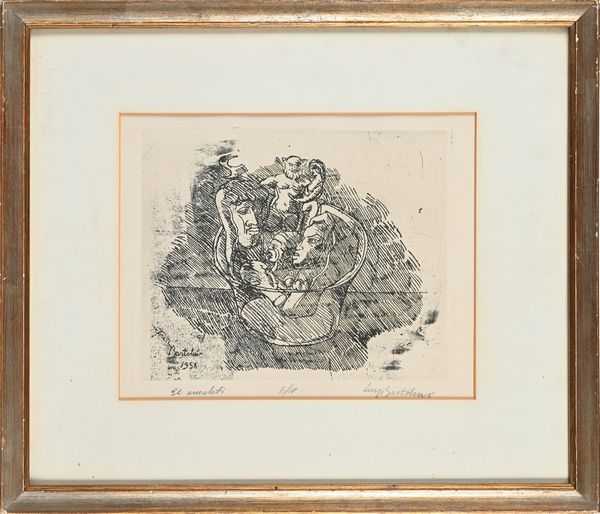 Luigi Bartolini : Gli amuleti  - Asta Grafica internazionale e multipli d'autore  - Associazione Nazionale - Case d'Asta italiane