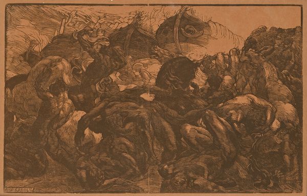 ADOLFO DE CAROLIS : L'Urlo di Achille  - Asta Grafica internazionale e multipli d'autore  - Associazione Nazionale - Case d'Asta italiane