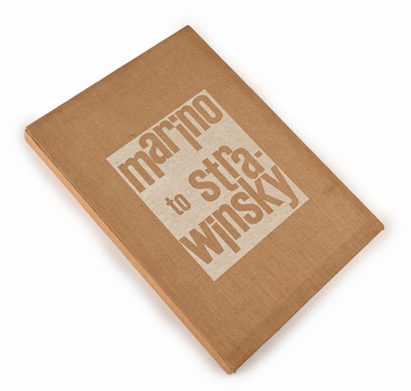 Marino Marini : Marino to Stravinsky  - Asta Grafica internazionale e multipli d'autore  - Associazione Nazionale - Case d'Asta italiane