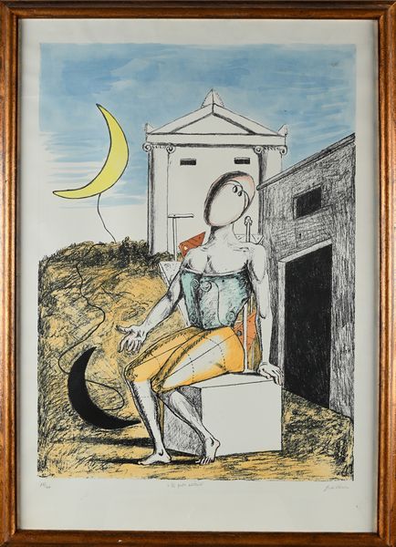 Giorgio de Chirico : Il poeta solitario  - Asta Grafica internazionale e multipli d'autore  - Associazione Nazionale - Case d'Asta italiane