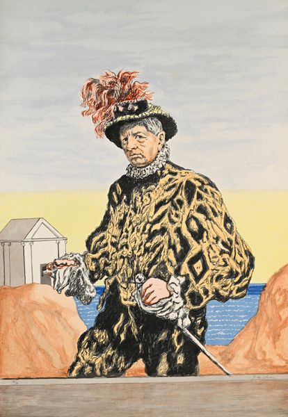 Giorgio de Chirico : Autoritratto in costume  - Asta Grafica internazionale e multipli d'autore  - Associazione Nazionale - Case d'Asta italiane