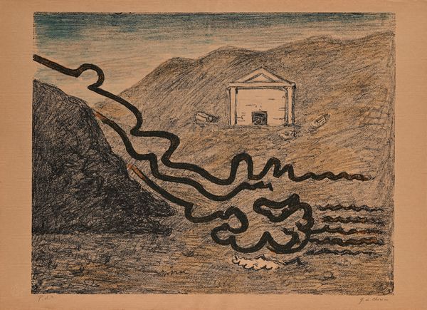Giorgio de Chirico : Fiume Misterioso  - Asta Grafica internazionale e multipli d'autore  - Associazione Nazionale - Case d'Asta italiane