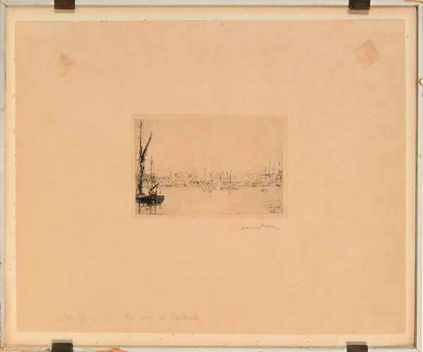 JAMES ENSOR : Vue du port d'Ostende  - Asta Grafica internazionale e multipli d'autore  - Associazione Nazionale - Case d'Asta italiane