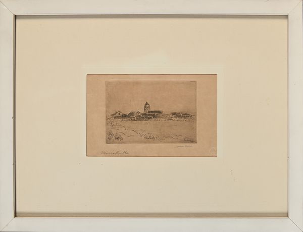 JAMES ENSOR : Mariakerke  - Asta Grafica internazionale e multipli d'autore  - Associazione Nazionale - Case d'Asta italiane