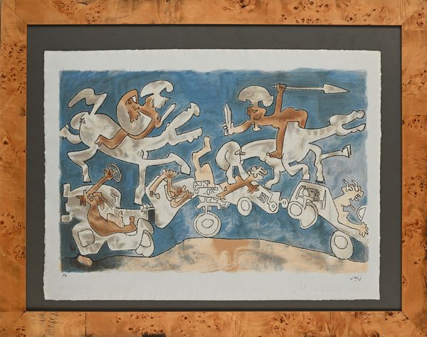 Sebastian Matta : Senza titolo  - Asta Grafica internazionale e multipli d'autore  - Associazione Nazionale - Case d'Asta italiane