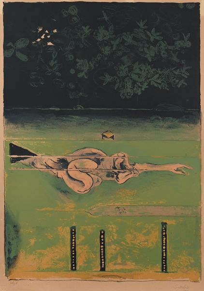 Graham Sutherland : Nuotatore  - Asta Grafica internazionale e multipli d'autore  - Associazione Nazionale - Case d'Asta italiane