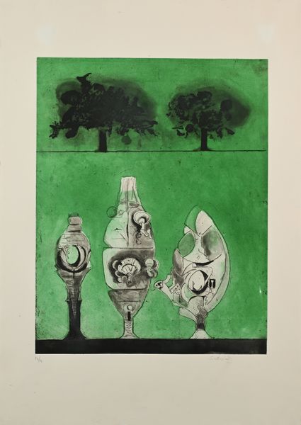 Graham Sutherland : Three standing forms  - Asta Grafica internazionale e multipli d'autore  - Associazione Nazionale - Case d'Asta italiane