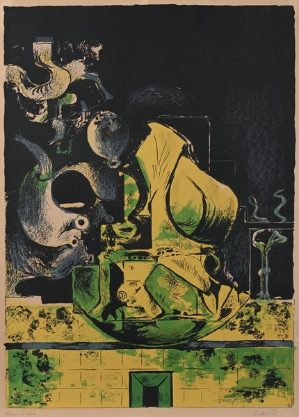 Graham Sutherland : Composizione  - Asta Grafica internazionale e multipli d'autore  - Associazione Nazionale - Case d'Asta italiane