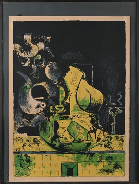 Graham Sutherland : Composizione  - Asta Grafica internazionale e multipli d'autore  - Associazione Nazionale - Case d'Asta italiane