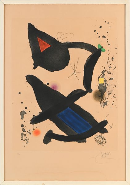 Joan Mirò : Le Roi David  - Asta Grafica internazionale e multipli d'autore  - Associazione Nazionale - Case d'Asta italiane