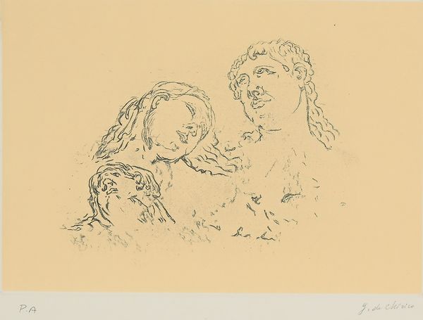Giorgio de Chirico : Tre personaggi  - Asta Grafica internazionale e multipli d'autore  - Associazione Nazionale - Case d'Asta italiane