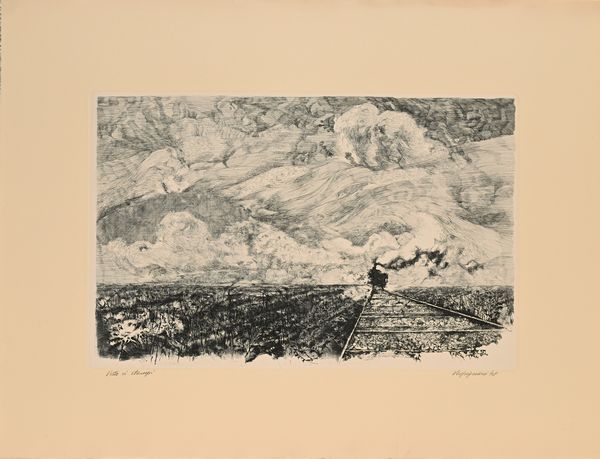 Renzo Vespignani : Ferrovia  - Asta Grafica internazionale e multipli d'autore  - Associazione Nazionale - Case d'Asta italiane