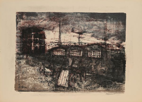 Renzo Vespignani : Periferia  - Asta Grafica internazionale e multipli d'autore  - Associazione Nazionale - Case d'Asta italiane