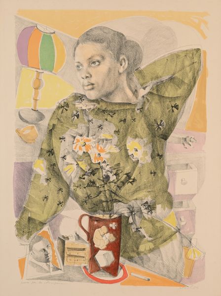 Ugo Attardi : Figura di donna  - Asta Grafica internazionale e multipli d'autore  - Associazione Nazionale - Case d'Asta italiane