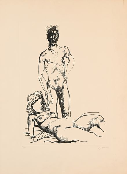 Renato Guttuso : Nudi  - Asta Grafica internazionale e multipli d'autore  - Associazione Nazionale - Case d'Asta italiane