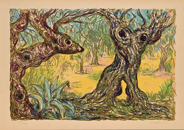 Carlo Levi : Lotto di 4 litografie  - Asta Grafica internazionale e multipli d'autore  - Associazione Nazionale - Case d'Asta italiane