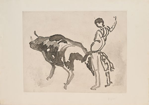 Antonietta Raphael Mafai : Corrida  - Asta Grafica internazionale e multipli d'autore  - Associazione Nazionale - Case d'Asta italiane