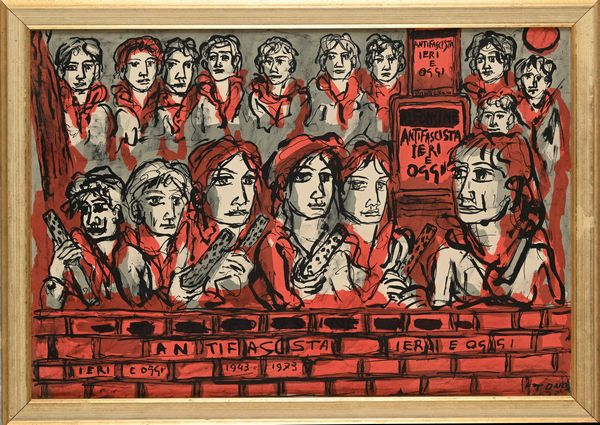 TONO ZANCANARO : Antifascista ieri e oggi  - Asta Grafica internazionale e multipli d'autore  - Associazione Nazionale - Case d'Asta italiane