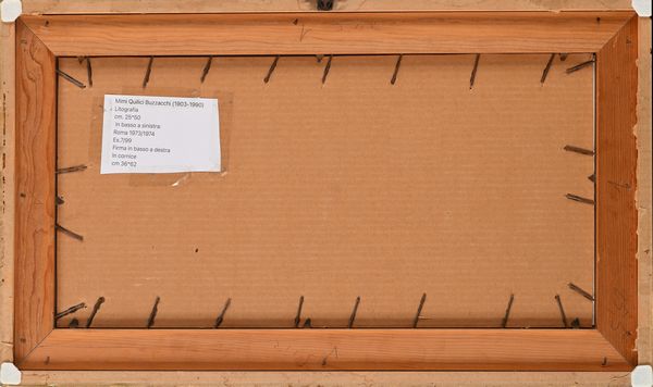 Mimì Quilici Buzzacchi : Veduta di Roma  - Asta Grafica internazionale e multipli d'autore  - Associazione Nazionale - Case d'Asta italiane