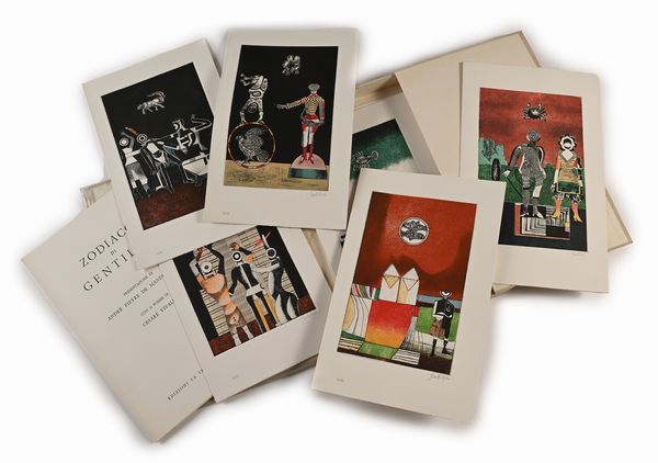 Franco Gentilini : Zodiaco di Gentilini  - Asta Grafica internazionale e multipli d'autore  - Associazione Nazionale - Case d'Asta italiane