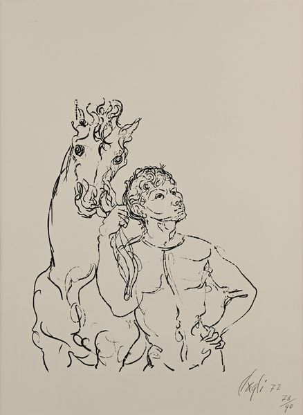 Corrado Cagli : Senza titolo  - Asta Grafica internazionale e multipli d'autore  - Associazione Nazionale - Case d'Asta italiane