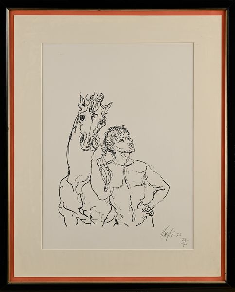 Corrado Cagli : Senza titolo  - Asta Grafica internazionale e multipli d'autore  - Associazione Nazionale - Case d'Asta italiane