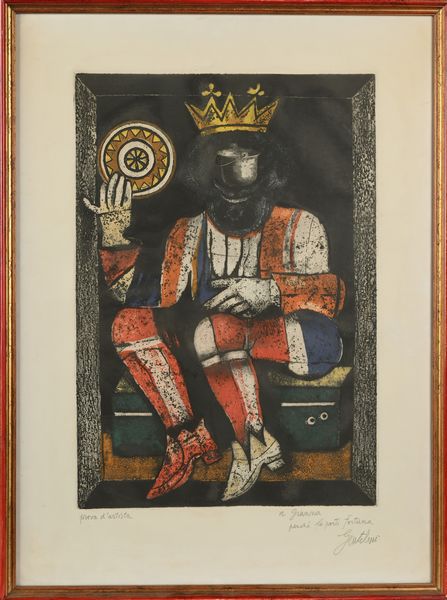 Franco Gentilini : Re di Denari  - Asta Grafica internazionale e multipli d'autore  - Associazione Nazionale - Case d'Asta italiane