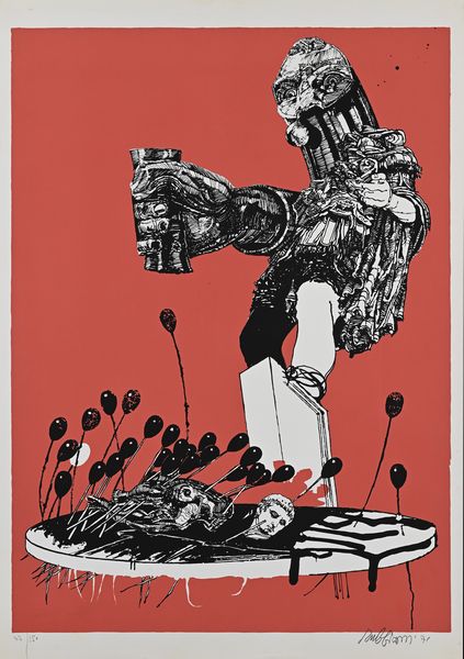 Valeriano Trubbiani : Senza titolo  - Asta Grafica internazionale e multipli d'autore  - Associazione Nazionale - Case d'Asta italiane