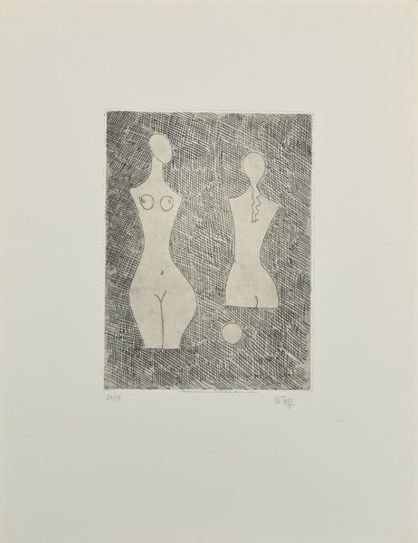 MARIO TOZZI : Due figure  - Asta Grafica internazionale e multipli d'autore  - Associazione Nazionale - Case d'Asta italiane