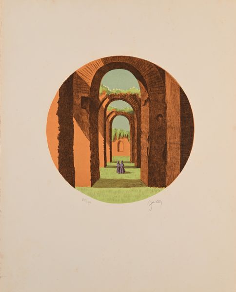 FABIO FAILLA : Tra le rovine  - Asta Grafica internazionale e multipli d'autore  - Associazione Nazionale - Case d'Asta italiane