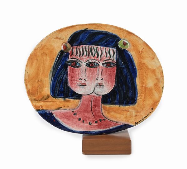 Bruno Cassinari : Doppio Volto  - Asta Grafica internazionale e multipli d'autore  - Associazione Nazionale - Case d'Asta italiane