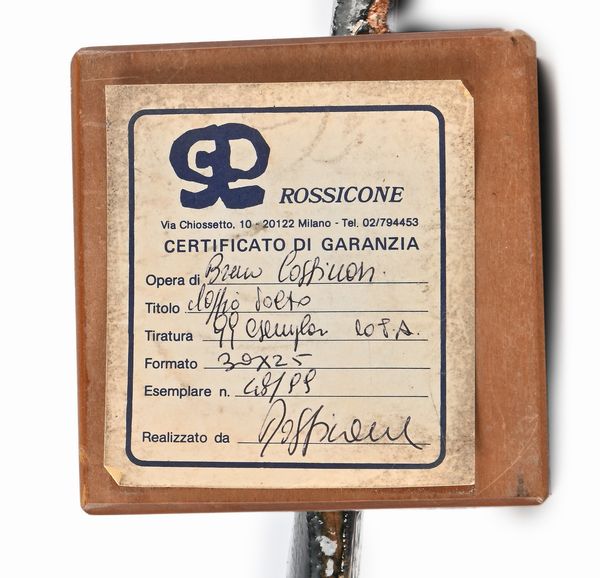 Bruno Cassinari : Doppio Volto  - Asta Grafica internazionale e multipli d'autore  - Associazione Nazionale - Case d'Asta italiane