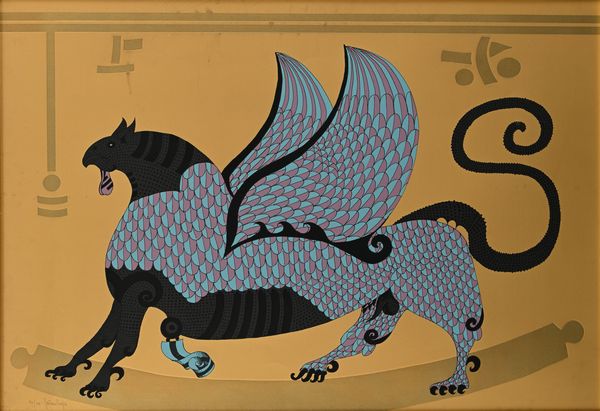 Gaetano Pompa : Chimera  - Asta Grafica internazionale e multipli d'autore  - Associazione Nazionale - Case d'Asta italiane