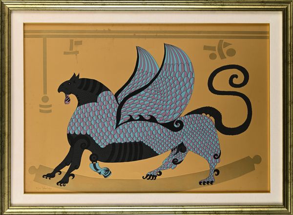 Gaetano Pompa : Chimera  - Asta Grafica internazionale e multipli d'autore  - Associazione Nazionale - Case d'Asta italiane