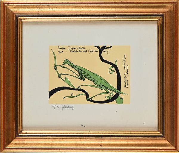 Gaetano Pompa : Mantide Religiosa  - Asta Grafica internazionale e multipli d'autore  - Associazione Nazionale - Case d'Asta italiane