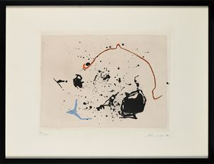 GIUSEPPE SANTOMASO : Veneziana  - Asta Grafica internazionale e multipli d'autore  - Associazione Nazionale - Case d'Asta italiane