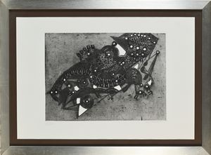 UMBERTO MASTROIANNI : Senza titolo  - Asta Grafica internazionale e multipli d'autore  - Associazione Nazionale - Case d'Asta italiane